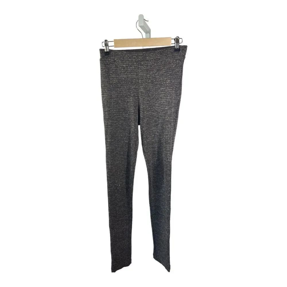 NIC+ZOE Women’s Marled Knit Full Length Stretch Leggings Taupe Size Extra Small